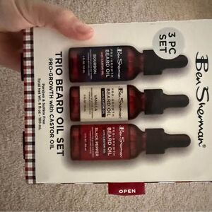 Ben Sherman Trio Beard Oil Set